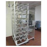 ALUMINUM CAN RACK ETC.