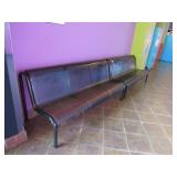 TWO ASSORTED BENCHES METAL