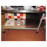 2 STAINLESS STEEL TABLES