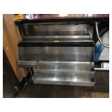 STAINLESS STEEL BAR SINK WITH RAILS