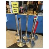 Crowd Control Stands 5 piece