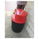 5 METAL OUTSIDE TRASH CANS