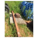 6' BEAM AND METAL POT