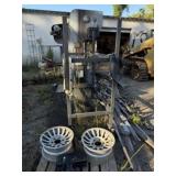 Rack/Hitch and 2 Alum. Wheels