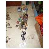 SMALL BRASS BOXES AND FIGURINES SMALL BRASS BOXES AND FIGURINES