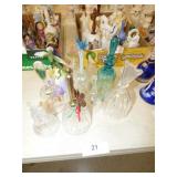 12 ASSORTED GLASS BELLS 12 ASSORTED GLASS BELLS