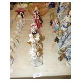 6 LADY FIGURINES SOME KPM 6 LADY FIGURINES SOME KPM