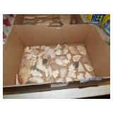 BOX OF ARROWHEAD PARTS BOX OF ARROWHEAD PARTS