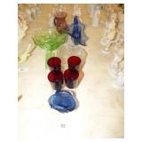 ASSORTED DEPRESSION GLASS ITEMS ASSORTED DEPRESSION GLASS ITEMS