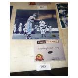 TED WILLIAMS SIGNED PICTURE W/COA TED WILLIAMS SIGNED PICTURE W/COA