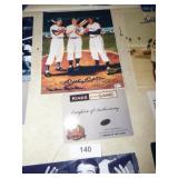 MANTLE, SNIDER & MAYS SIGNED PICTURE W/COA MANTLE, SNIDER & MAYS SIGNED PICTURE W/COA