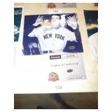 JOE DIMAGGIO SIGNED PICTURE W/COA JOE DIMAGGIO SIGNED PICTURE W/COA