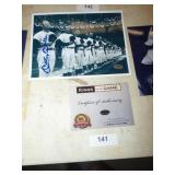 MICKEY MANTLE SIGNED PICTURE W/COA MICKEY MANTLE SIGNED PICTURE W/COA