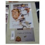 MICKEY MANTLE SIGNED PICTURE W/COA MICKEY MANTLE SIGNED PICTURE W/COA