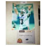 DAN MARINO SIGNED PICTURE W/COA DAN MARINO SIGNED PICTURE W/COA