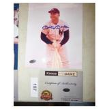 MICKEY MANTLE SIGNED PICTURE W/COA MICKEY MANTLE SIGNED PICTURE W/COA