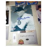 MICKEY MANTLE SIGNED PICTURE W/COA MICKEY MANTLE SIGNED PICTURE W/COA