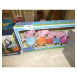 NEW PEPA PIG 5 PC TOY SET NEW PEPA PIG 5 PC TOY SET