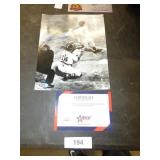 JOE DIMAGGIO SIGNED PICTURE W/COA JOE DIMAGGIO SIGNED PICTURE W/COA