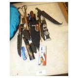 ASSORTED KNIVES HUNTING AND MORE ASSORTED KNIVES HUNTING AND MORE