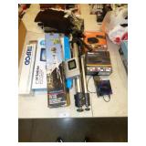 NEW DVD PLAYER, TRIPOD, 2 NEW ROKUS