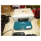 TACKLE BOX & LOCK BOX WITH KEYS
