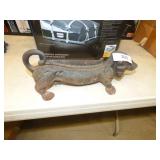 NICE CAST IRON WEINER DOG FOOT CLEANER