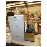 FILE CABINET, AQUARIUM, DECOR