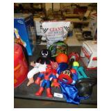 TOYS, WEIGHTS, LARGE CHECKER SET