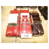3 DIE CAST CARS