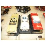 3 DIE CAST CARS