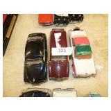 3 DIE CAST CARS