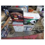 MIXER, FOOD SEALER, CAN OPENER, CANDLE WARMER