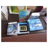 CLOCK, DVD PLAYER, 2 EXCUITIVE SETS