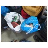 BAG OF NEW FACE TISSUES  BAG OF NEW HANGERS