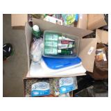 BOX OF NEW BATH ITEMS