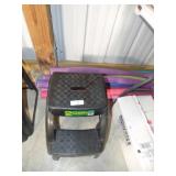 POOL NOODLES, STEP STOOL