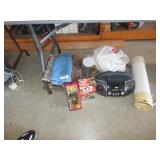 RADIO, POLLOWS, TRASH BAGS