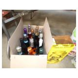 14 FULL BOTTLES & CANS