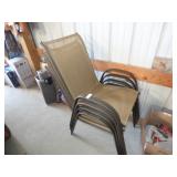 4 PATIO CHAIRS