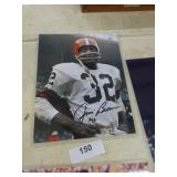 JIM BROWN  SIGNED PICTURE W/COA