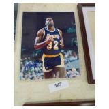 MAGIC JOHNSON SIGNED PICTURE W/COA