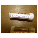 1944-D WHEAT CENTS SOLID DATE ROLL