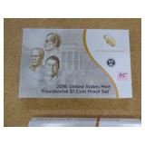 2016 PRESIDENTIAL $1 COIN PROOF SET