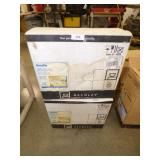 2 NEW ROUND LAVATORIES MADE TO PUT IN MARBLE TOPS