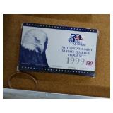 1999 STATE QUARTER PROOF SET FIRST YEAR