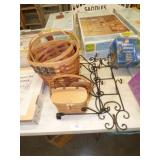 BASKETS, WIRE PLATE RACKS