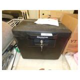 FIRE PROOF LOCK BOX W/KEY