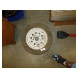 4.80X12" 5 HOLE TRAILER TIRE AND WHEEL