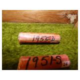 1955-D WHEAT CENTS SOLID DATE ROLL